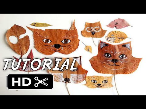 Cara Membuat Kerajinan Tangan Dari Daun Kering Berbentuk Hewan