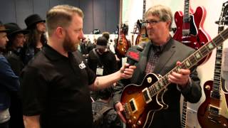 Video thumbnail for Guitar Center New from NAMM 2015 - Gibson ES Les Paul Electric Bass Guitar by Guitar Center