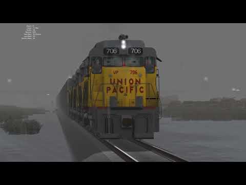 Union Pacific 706 Cement & Coal Train at Laramie
