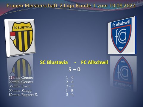 Frauen Meisterschaft 2.Liga SC Blustavia - FC Allschwil