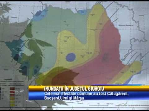 Inundatii in judetul Giurgiu