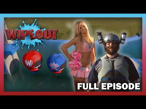 Cheerleaders VS. Couch-Potatoes |  Full Episode | Wipeout USA | S2 E17