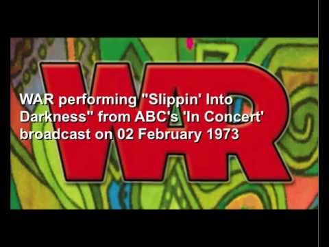 WAR performing "Slippin' Into Darkness" from ABC's 'In Concert' broadcast on 02 February 1973