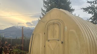 Used Fiberglass Greenhouse Pacific Northwest Garden Food Forest Permac