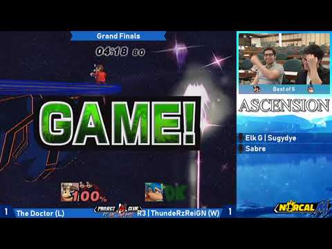 "Ascension 8/18/18" - The Doctor (Mario) v. R3 | ThundeRzReiGN (Sonic/DK) - Grand Finals