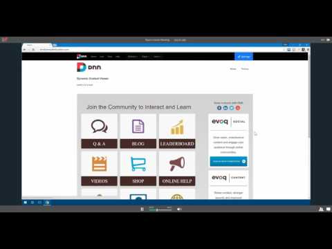 DNN Introduction 4   Moving Modules On A Page