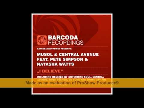 MuSol and Central Avenue feat Pete Simpson and Natasha Watts I Believe Roed Svensk Classic Mix