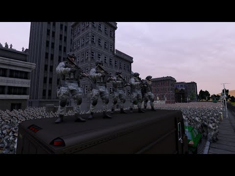 10.000 Modern Soldiers VS 200.000 Heavy Knights - Ultimate Epic Battle Simulator 2