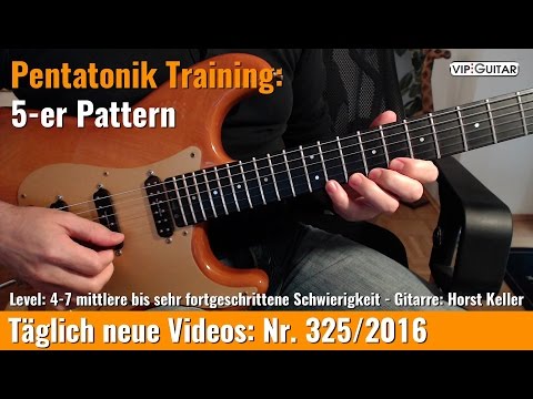 ✪ Pentatonik Training ►5-er Pattern - Bonamassa Style
