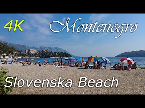 🌞Budva, Montenegro ⁴ᴷ,🌡T+35C°  - walking tour 4K - travel guide