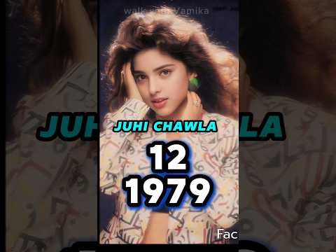 JUHI CHAWLA Age Transformation (1969-2025) JUHI CHAWLA # IPL #MISS. INDIA #bollywood