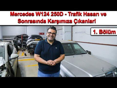 Trafik Hasarlı Mercedes W124 250D Hasar Onarımı Hariç Çıkan Çürükler - 1. Bölüm
