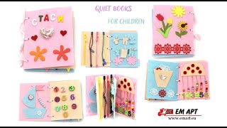 Quiet books for children EMART