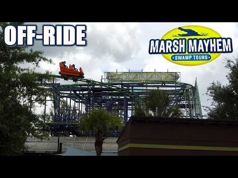 Off-ride footage of a Marsh Mayhem train