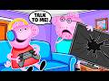 Peppa Pig IGNORED Daddy Pig For 24 HOURS Roblox Snapchat