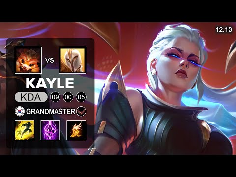 Kayle vs Gnar Top - KR Grandmaster - Patch 12.13 Season 12