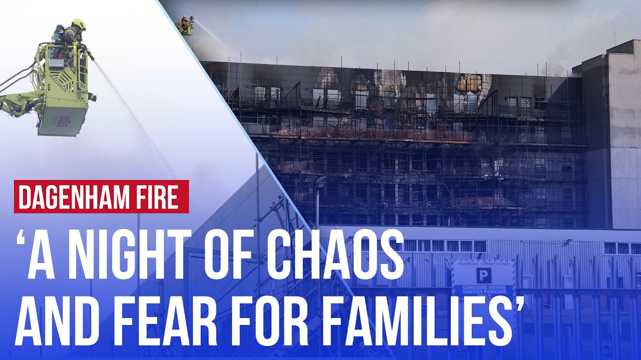 Residents describe ‘terrible’ situation after tower block blaze | LBC