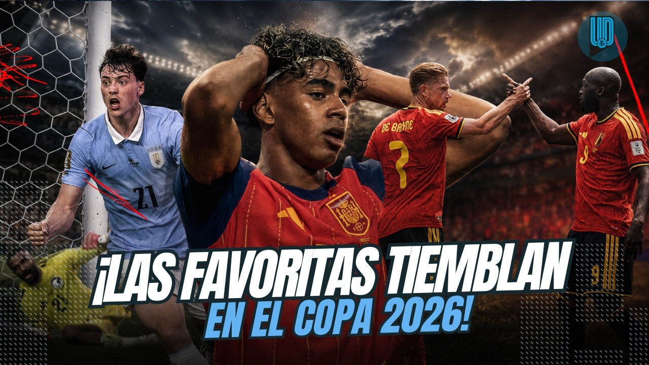 EN VIVO | ¡Las favoritas tiemblan! España, Uruguay y Bélgica sufren en su debut mundialista 😱
