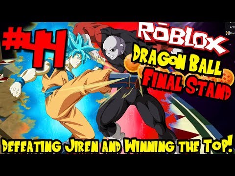 Defeating Jiren I Won The Tournament Of Power Roblox - 