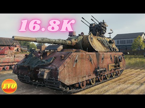 World of Tanks  Maus 16.8K Damage + block