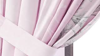Комплект штор «Лирофенс (розовый)» — видео о товаре