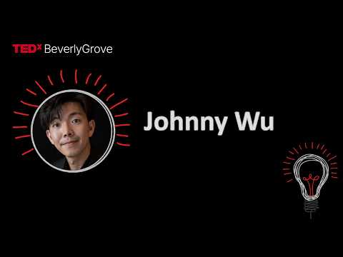 Johnny Wu on the TEDx stage