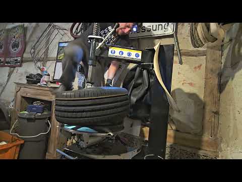 Niederquerschnittsreifen montieren ohne Spezialwerkzeug in 20sec kein Niederhalter