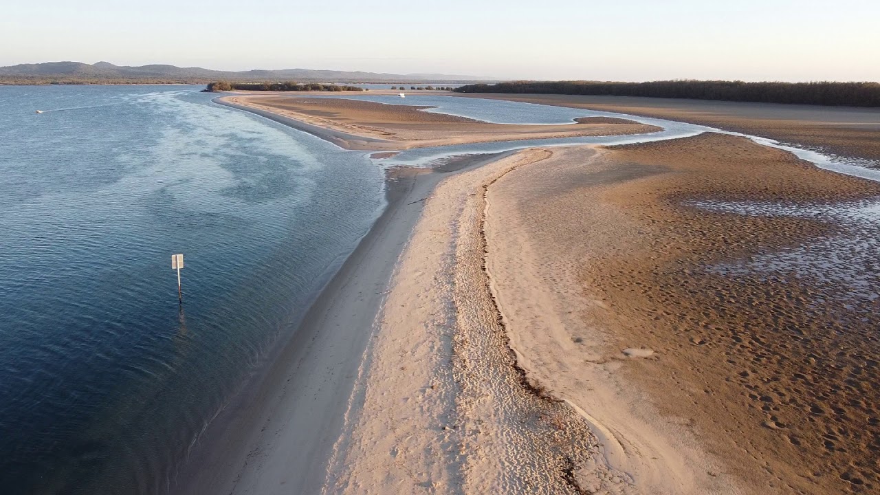 Experience the aerial views of South Stradbroke Island.