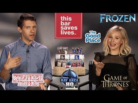 FUN KRISTEN BELL, RYAN DEVLIN Interview! STRANGER THINGS, THIS BAR SAVES LIVES, GAME OF THRONES