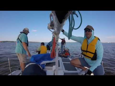 Tacking the Mizzen Stays'l