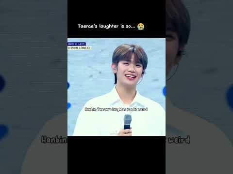 Taerae's laugh is so... 😭 #taerae #zb1 #zerobaseone #kpop #shorts