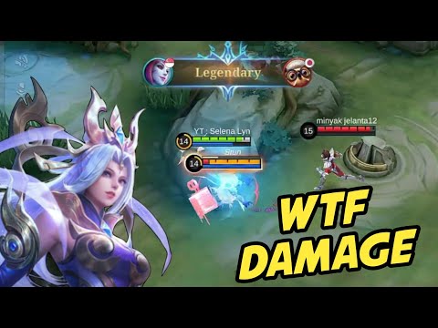 CRAZY DAMAGE SELENA LATE GAME, BEST BUILD SELENA, MLBB