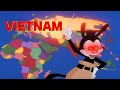 Yakko’s World but it’s only the country US has been to war with