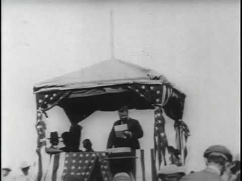 Theodore Roosevelt speaking at Pueblo, Colorado, 1912