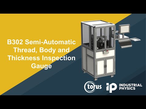 Video do Medidor Semiautomático de Rosca, Corpo e Espessura B302