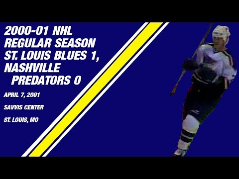St. Louis Blues 1, Nashville Predators 0: April 7, 2001
