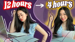 how to learn FAST so studying doesn’t take forever 🤧 | Step-by-Step Guide