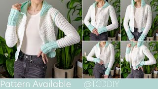 How to Crochet a Bomber Jacket | Pattern & Tutorial DIY