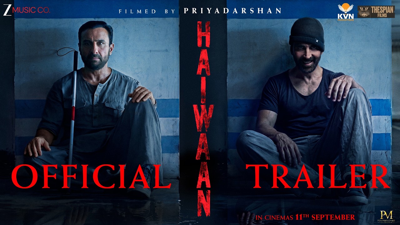 Haiwaan - Official Trailer | Akshay Kumar, Saif Ali Khan, Boman, Shriya, Saiyami | Priyadarshan