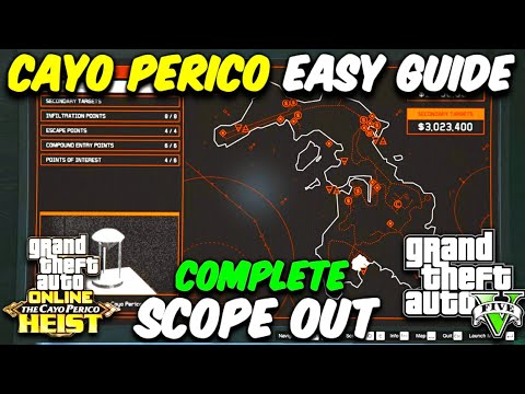 *UPDATED* Cayo Perico - All Scope Out Locations(Infiltration, Escape, Compound & Points of Interest)