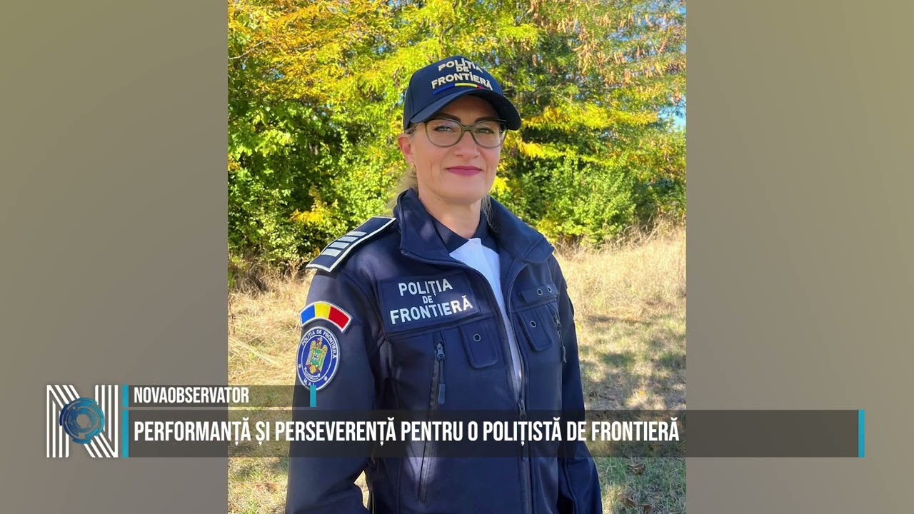 Performanță și perseverență pentru o polițistă de frontieră