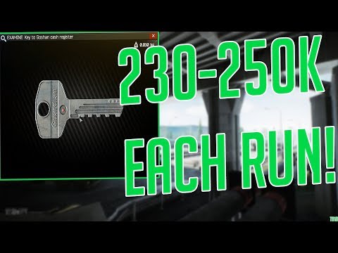 Escape From Tarkov: Where To Find The Goshan Key+Max Money Gained!! (2018)