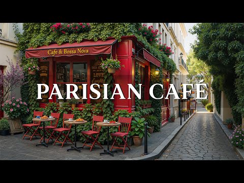 Paris Café Jazz with Birds Singing 🕊️ Soothing Bossa Nova Music for Anxiety Relief & Focus