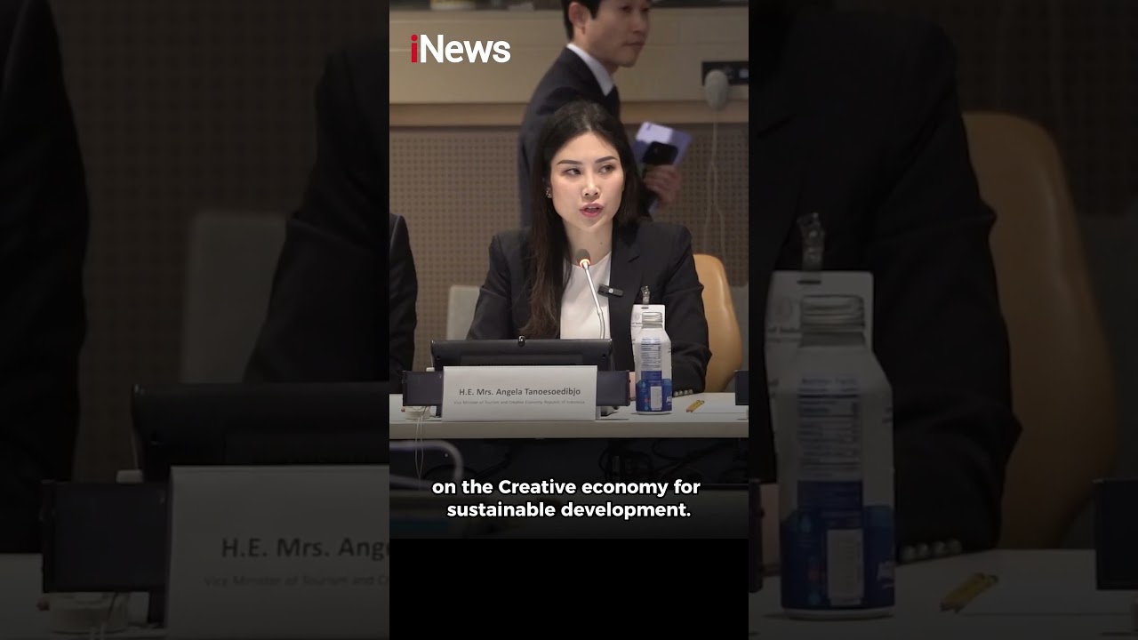 Wamenparekraf Angela Tanoesoedibjo Apresiasi Pemerintah Dukung Perkembangan Ekonomi Kreatif #Shorts