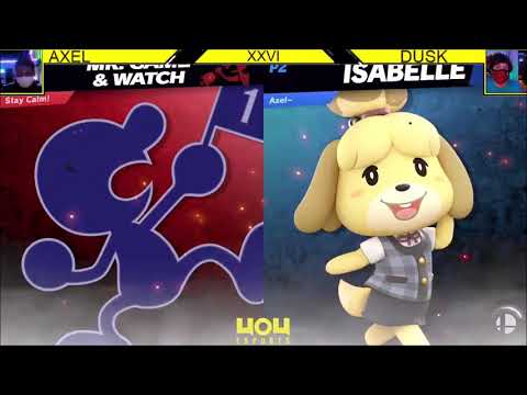 4o4 Ultimate Weekly XXVI - 4o4| Dusk (Mr. Game & Watch) vs AE| Axel~ (Isabelle) - Losers Final