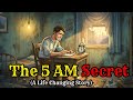 The Secret Of 5 AM One Habit That Changed A Poor Man S Life