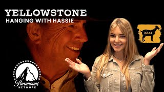 Kevin Costner is the GOAT Hanging with Hassie Harrison | Yellowstone | Paramount Network video