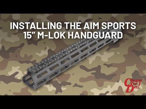 Screw on the included barrel nut hand tight. Use a wrench to fully tighten.