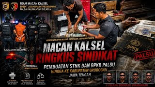 Sindik4t pembuatan STNK dan BPKB Palsu diringkus Team Macan Kalsel