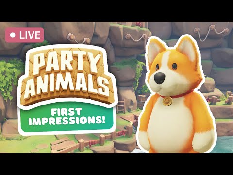 🔴 Party Animals is a Cute & Chaotic Party Game! 🎉